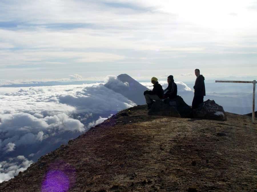 1 Day Acatenango Volcano Hike from Antigua - Highland views after the trees thin out