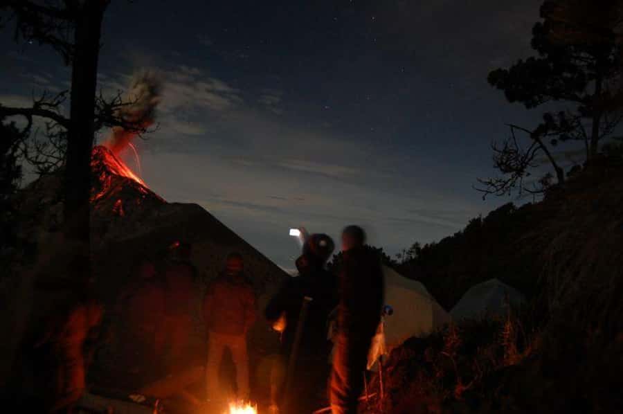 1 Day Acatenango Volcano Hike from Antigua - Scree, cold wind, and the exposed summit