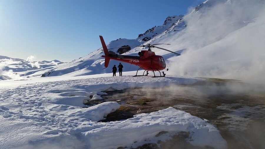 1-Hour Helicopter Tour in Iceland: The Geothermal Tour - Leaving Reykjavik Domestic Airport behind