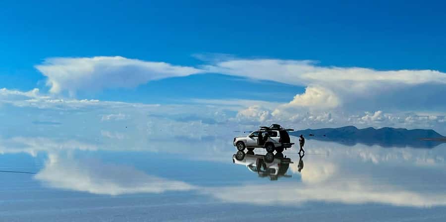 2-Day Private Tour Uyuni Salt Flats including Tunupa Volcano - Entering the Salar de Uyuni