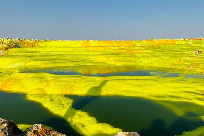 3 Day Danakil Depression and Ertale Volcano Shared Tour - Day 2: Dallol, sulfur springs, and salt mining