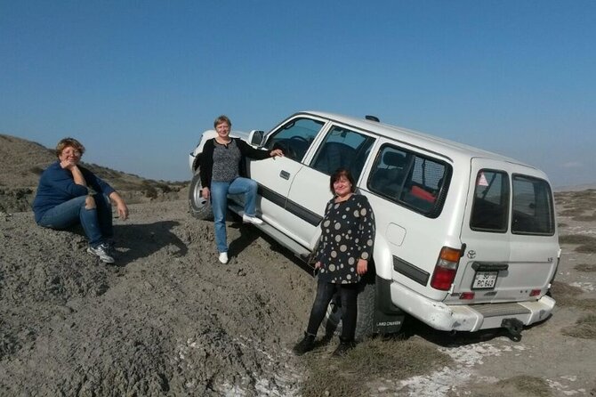 4x4 Jeep Tour - Secrets of Gobustan and Mud Volcanoes - Kichik Dash by Jeep, including the 176-meter climb