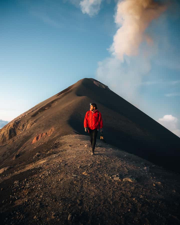 Acatenango Volcano Overnight Hike 2-Day Camping &Fuego Views - Camp Above the Trees, With Fuego Across the Valley