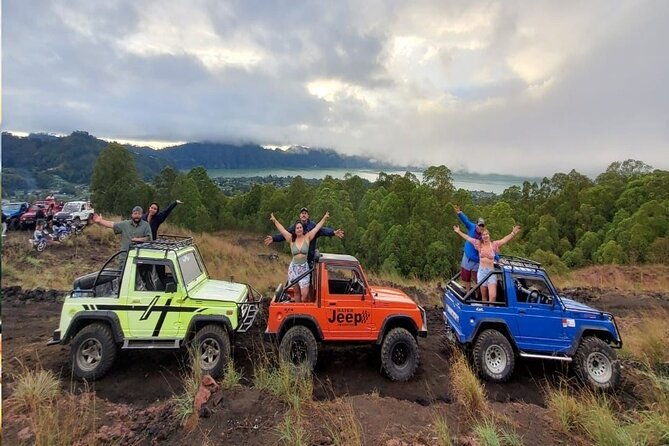Amazing Mount Batur Jeep Sunrise and Black lava - Reaching the sunrise viewpoint by jeep