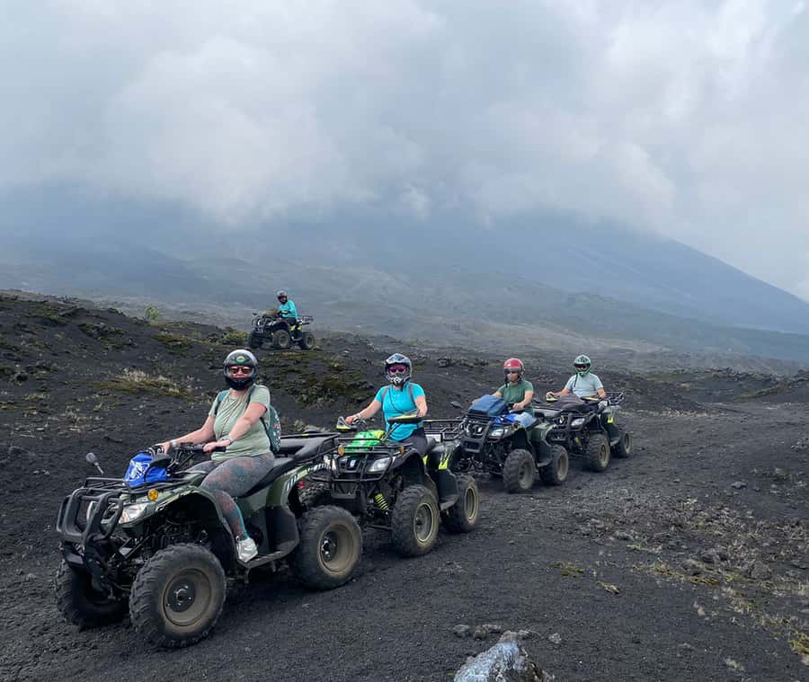 Antigua: Pacaya Volcano ATV Tour - Calderas Lagoon and the turquoise water