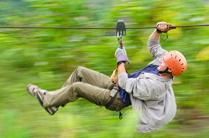Arenal Volcano Combination Tour: Zipline, Tubing and Hot Springs - Thirteen platforms above the forest