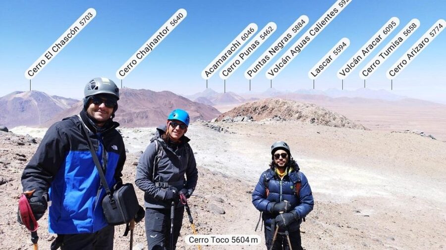 ASCENT TO VOLCANO CERRO TOCO OF 5604masl - Key points at a glance