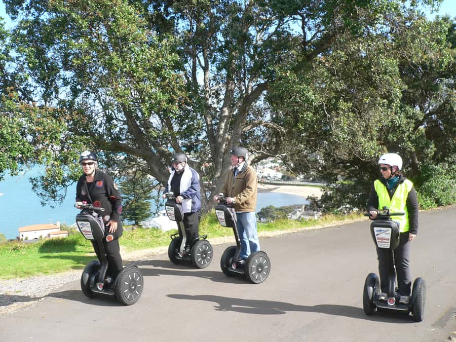 Auckland: Segway to North Head Volcano Summit - Back streets, parks, and the final hill