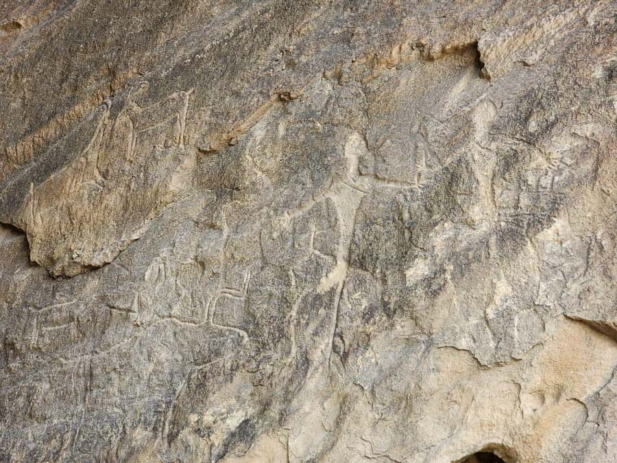 Baku: Gobustan, Mud Volcano, Fire Mount, Temple Lunch Entry - Yanar Dag: Natural Flames on the Hillside