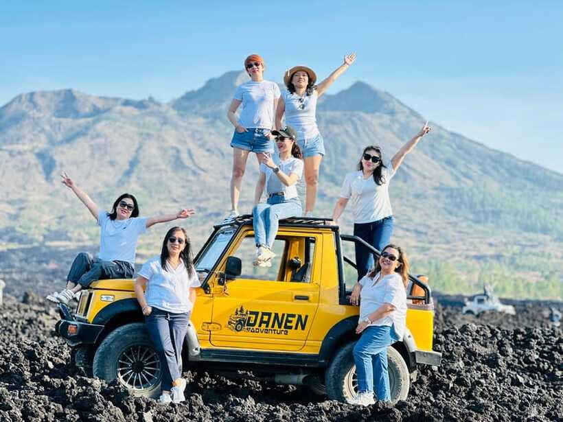 Bali: Private Sunrise Jeep Tour and Black Lava All Include - Crossing the community plantation to black lava