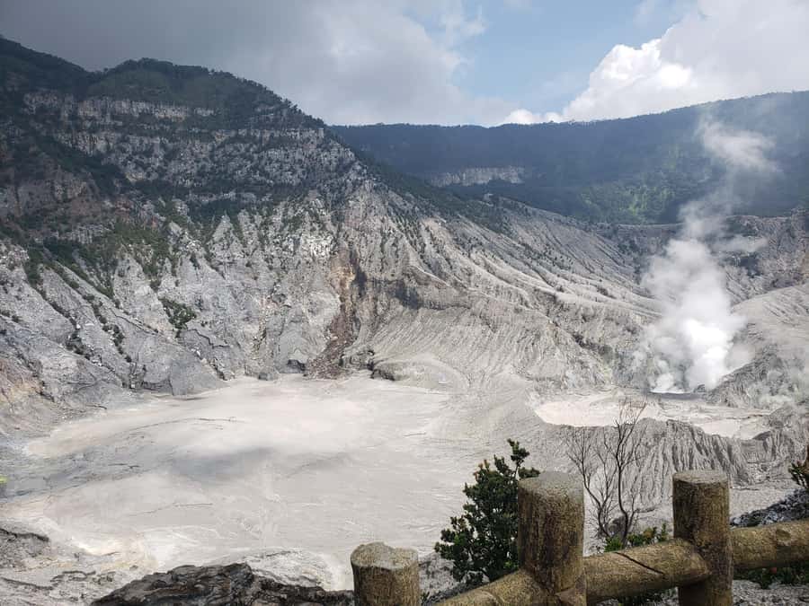 Bandung Tangkuban Perahu Volcano Tours - Option A: orchids, pine trees, and Rainbow Waterfall