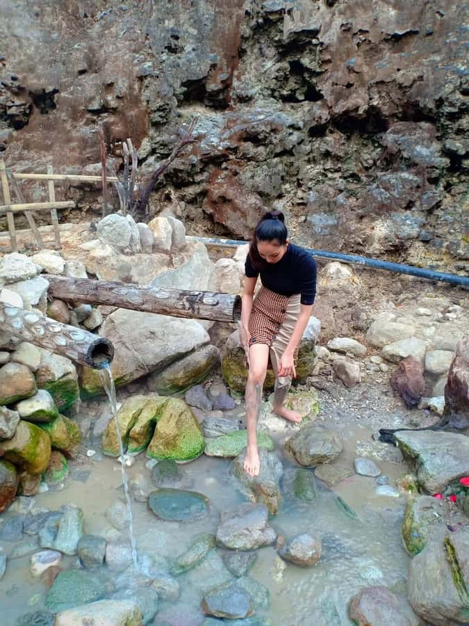 Bandung: Volcano Crater, Onsen Hot Springs, Mud Bath & Tea - Rengganis Ciwidey, mud, mineral water and forest
