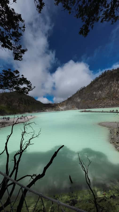 Bandung : White Crater, Tea Plantation Tour Guide Bandung - Kawah Putih, the tour’s main attraction