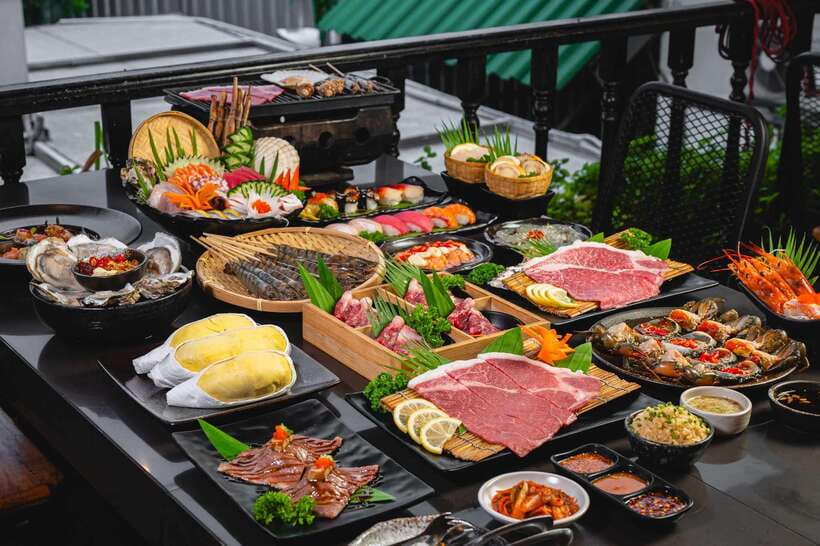 Bangkok: About Beef Lava Grill Buffet Package - What the 90-minute meal feels like