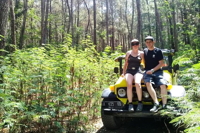 Batur Volcano 4WD Jeep Tour: Black Lava Adventure - Lake Batur and the small forest stop