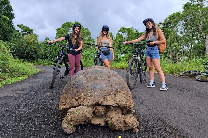 BiciTour Giant Turtles and Lava Tunnel in Galapagos - Why the rubber boots matter