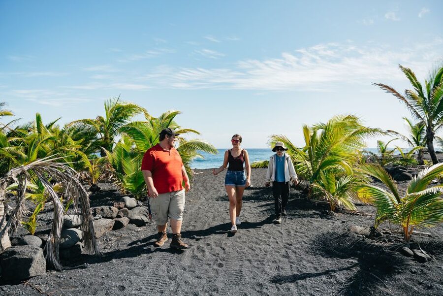 Big Island: Evening Volcano Explorer from Hilo - Star of the Sea Painted Church and the cost of moving a community
