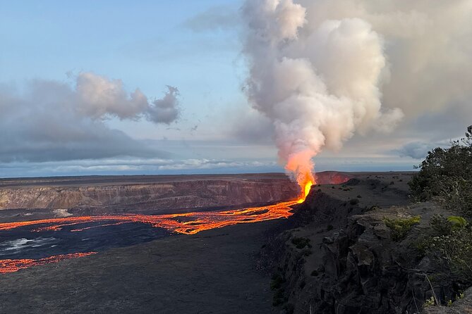 Big Island Waterfalls, Blacksand Beaches, Lava Tubes & Volcanoes - Inside Hawaii Volcanoes National Park
