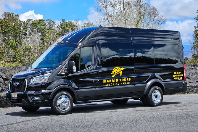 Big Island Waterfalls, Blacksand Beaches, Lava Tubes & Volcanoes - Transport, group size, and the real value of $186.67