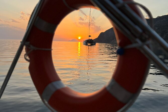 Boat Tour from Lipari between Volcanoes and Uncontaminated Landscapes 4/6 pax - Vulcano’s Grand Crater from the water