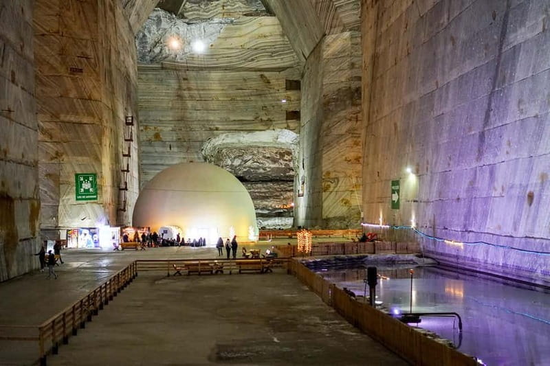 Bucharest: Muddy Volcanoes Slanic Salt Mine - Private Tour - Watching the ground bubble at Berca