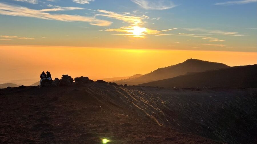 Catania: Etna Sunset Tour with Pickup and Drop-off - The crater walk at about 2,000 meters