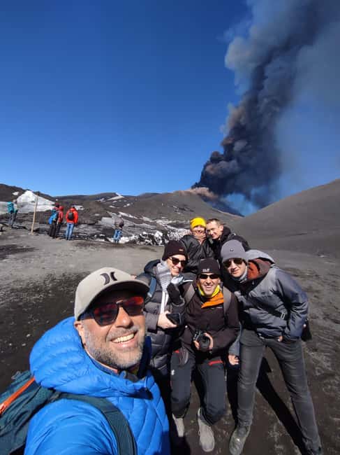 Catania: Etna Tour with licensed Tour Guide pickup & drop-of - Piazza Stesicoro pickup and the climb toward Etna