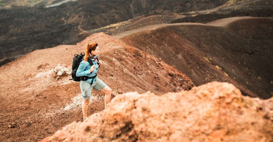 Catania: Mount Etna Trekking Tour Beyond the Tourist Trails - The climb toward 2,400 meters