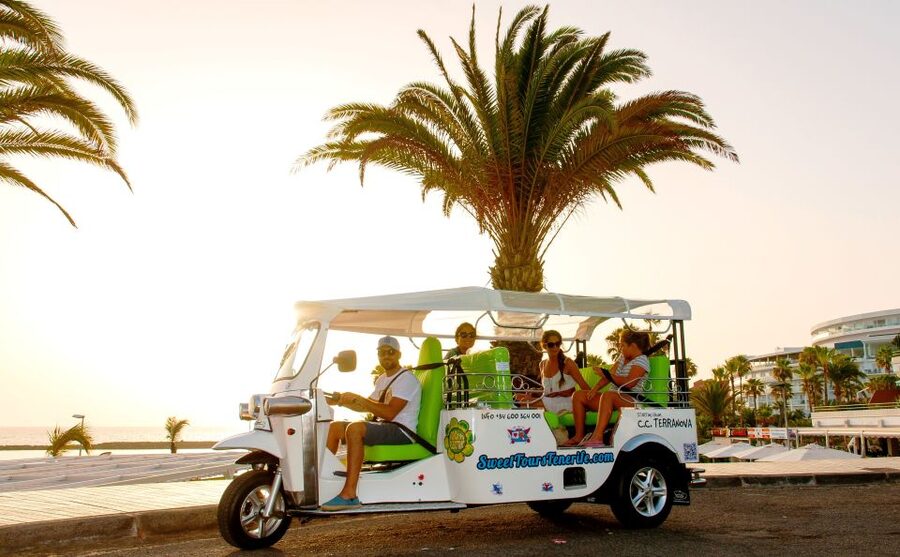 Costa Adeje: Secret Volcano Tuk Tuk Tour - What the six-seat Tuk Tuk is really like