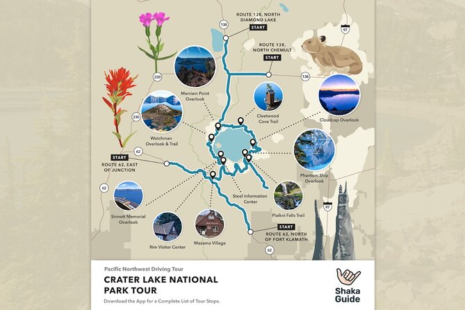 Crater Lake National Park Self-Guided Audio Tour - Cleetwood Cove, Skell Head, and Cloudcap