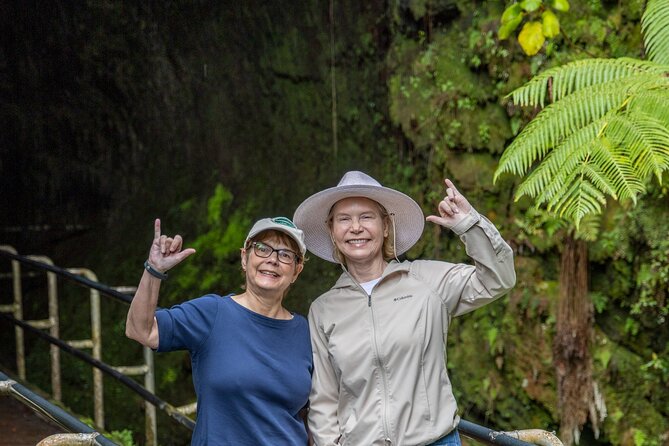 Cruise Ship Favorite Hilo Excursion Volcanoes and Akaka Falls - Sulphur Banks show the volcano at work