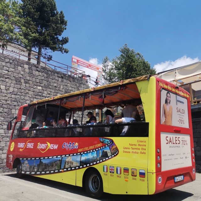 Etna by Panoramic Bus, Audioguide 9 languages, from Catania - Three hours around Rifugio Sapienza