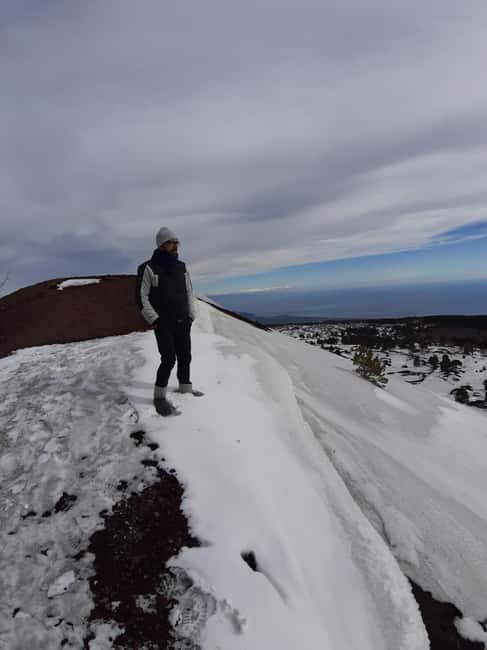 Etna: Jeep excursion and hike suitable for everyone. Free shoes and jacket - Walking across seven side craters