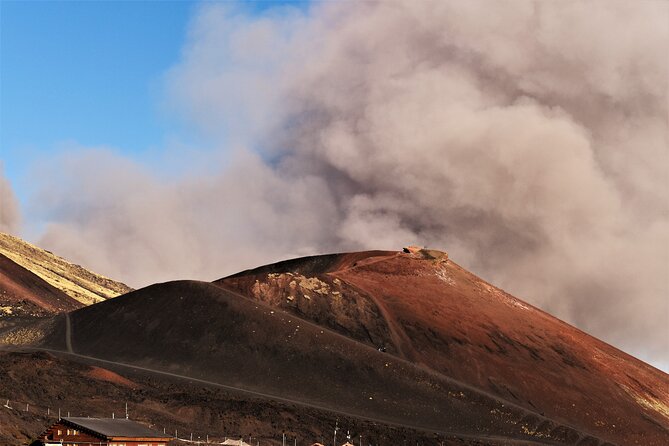 Etna Morning or Sunset - Trek & Lava Tunnel with Gear - Starting in Catania and heading toward Etna