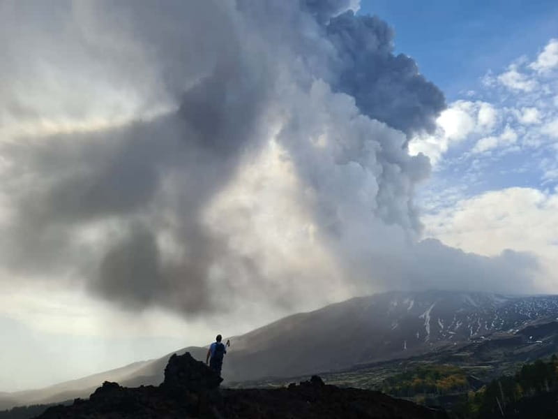 Etna North 2900mt Sunset: Summit area & Craters of 2002 - Returning through Piano delle Concazze