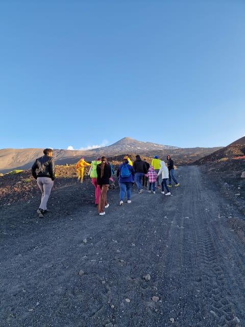 Etna North Sunset: Summit area & Craters of 2002 - Returning through Piano delle Concazze