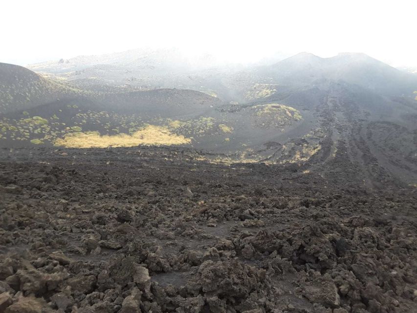 Etna Private Sunset Tour with Prosecco - The ascent through lava, ash, and old craters