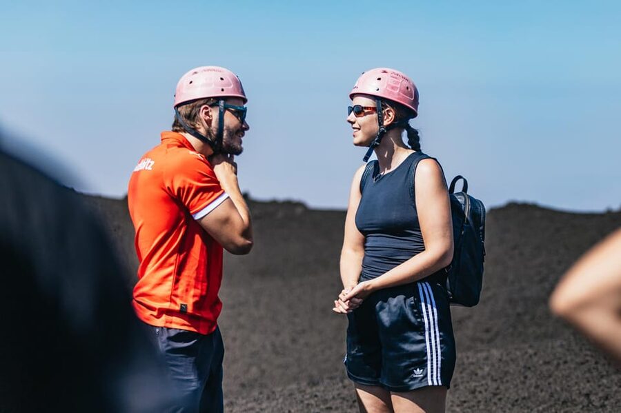 Etna: summit craters trekking with volcano guide 3350mt - Spending time near the summit at 3,350 metres