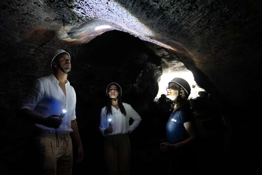 Etna Sunset Tour: Volcano trek, Cave & tasting from Catania - Walking around Etna’s old craters