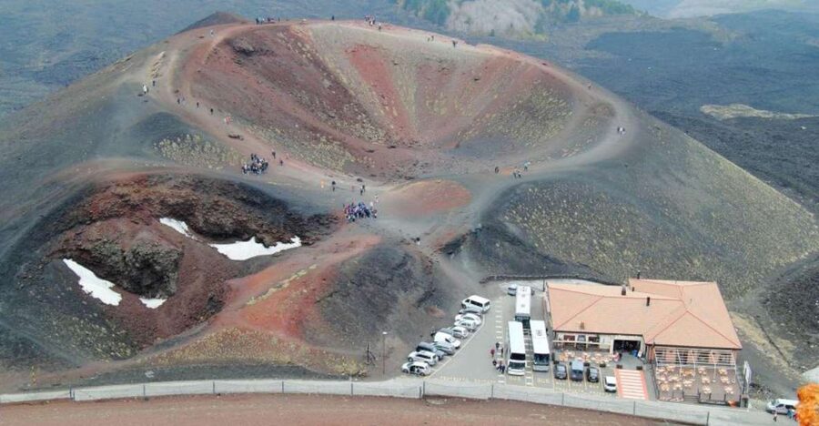 Etna Tour by Panoramic Bus - Leaving Catania near Piazza Duomo