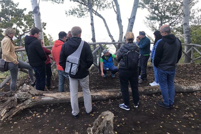 Etna Tour - HalfDay Small Group & licensed Tour Guide - Entering the lava tube with helmets and lights