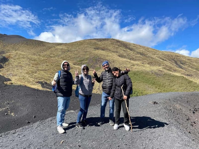 ETNA VOLCANO: Excursion to the Craters of 2002 - Reaching the four craters from 2002