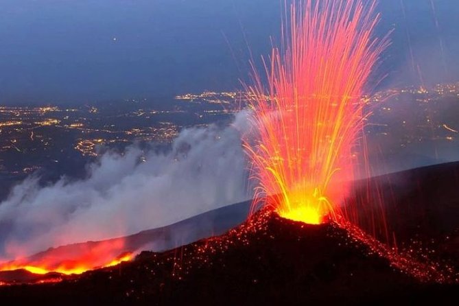 ETNA & WINE, TAORMINA TOUR FD from CATANIA (GUIDE and LUNCH Included) - Lunch with Sicilian food and two wines