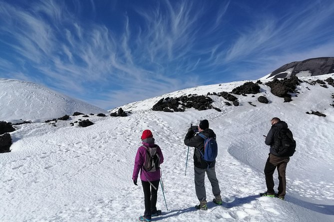 Etna: Winter excursion to 3.000mt - Piazzale Rifugio Sapienza and the cable car ride