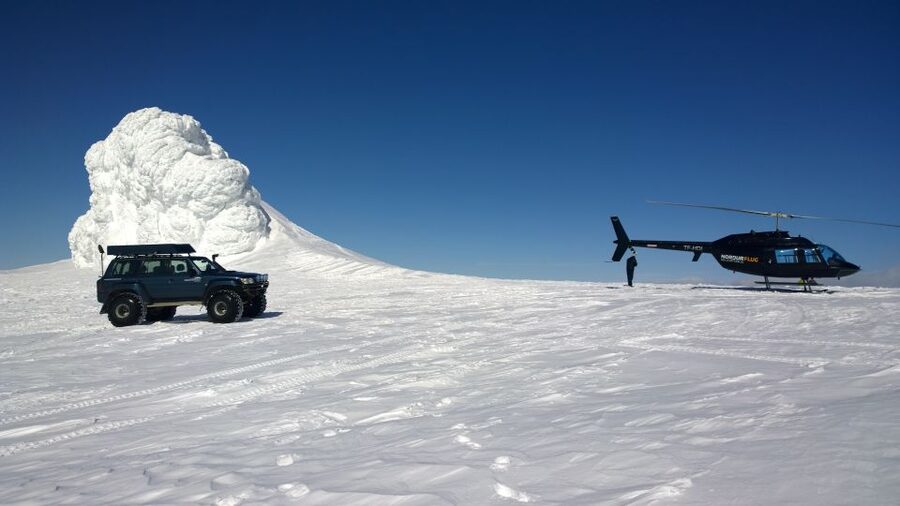 Eyjafjallajökull Volcano and Glacier Jeep Tour - The South Coast View from Above