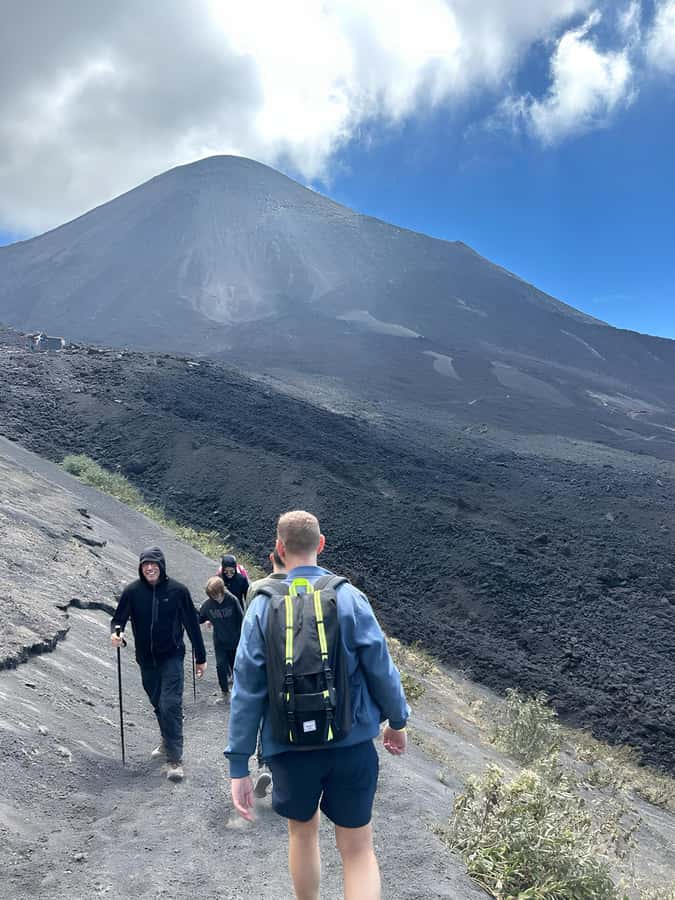 From Antigua: Pacaya Volcano Tour in English/Spanish - Leaving Antigua by bus
