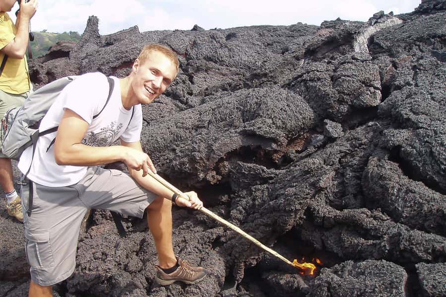 From Antigua: Pacaya Volcano Trek - The first climb through Pacaya’s pine forest