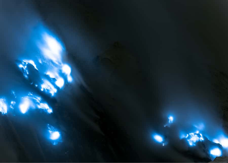 From Bali: Private Mount Ijen Crater Volcano Midnight Trek - Stars, blue flames, and the crater route