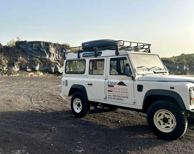 From Catania: 4x4 Mt Etna Jeep Tour - The Etna experience at a glance