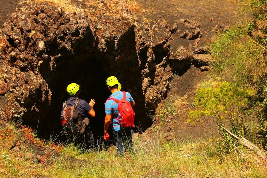 From Catania: Mt. Etna, Wine and Alcantara Tour - Lunch at a Sicilian winery